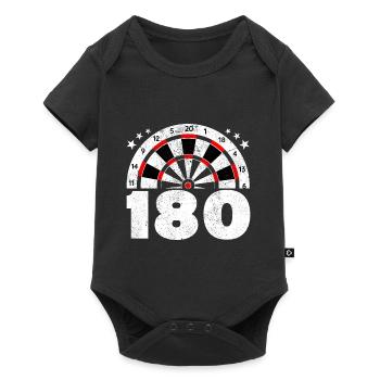 Darts Funny Dart Board Darts 180 Dart Players - Baby Premium short-sleeve bodysuit - black - Front