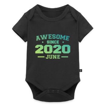 Juin 2020 Anniversaire Année 2020 Juin Cadeau 2020 - Body à manches courtes Premium Bébé - noir - Devant