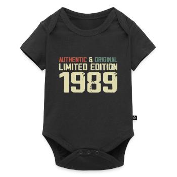 1989 Birthday Gift 1989 Vintage 1989 Retro - Baby Premium short-sleeve bodysuit - black - Front