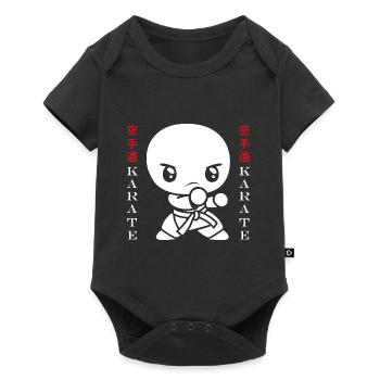 karate - Body à manches courtes Premium Bébé - noir - Devant