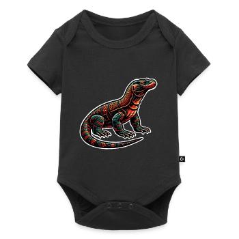 Dragon de Komodo - Body à manches courtes Premium Bébé - noir - Devant