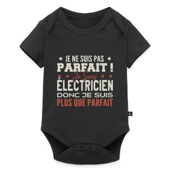 An Electrician, the Dream Job in the Spotlight - Baby Premium short-sleeve bodysuit - black - Front
