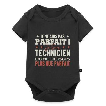 A Technician, the Dream Profession in the Spotlight - Baby Premium short-sleeve bodysuit - black - Front