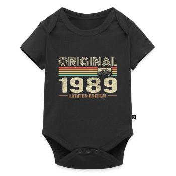 Original 1989 Vintage 1989 Anniversaire Rétro 1989 - Body à manches courtes Premium Bébé - noir - Devant