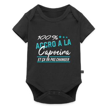 Capoeira - Body à manches courtes Premium Bébé - noir - Devant