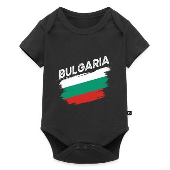 Bulgaria - Baby Premium short-sleeve bodysuit - black - Front