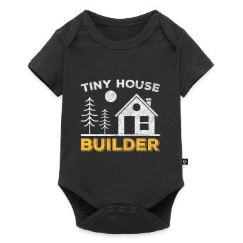 Tiny House , Tendance Architecte Petite Maison Chemise - Body à manches courtes Premium Bébé - noir - Devant