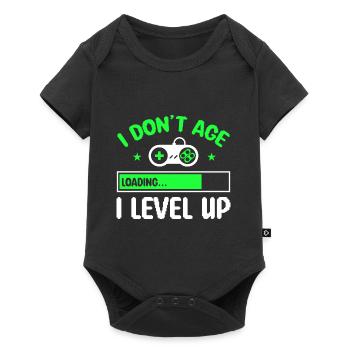 Jeux vidéo gamer Drôles cadeaux de jeu - Body à manches courtes Premium Bébé - noir - Devant