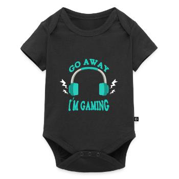 Gambling Go away I'm playing - Baby Premium short-sleeve bodysuit - black - Front