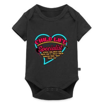 Child Life Specialist - When Children Say They Can - Baby Premium short-sleeve bodysuit - black - Front