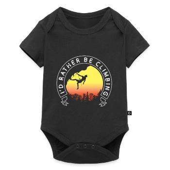 Plutôt grimper guide de voyage poison - Body à manches courtes Premium Bébé - noir - Devant