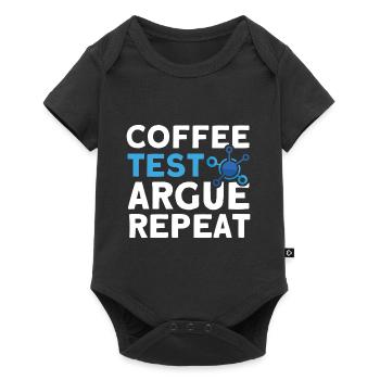 QA Engineer QA Tester Software Tester - Baby Premium short-sleeve bodysuit - black - Front
