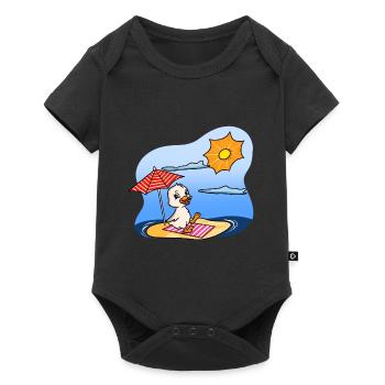 Duck Sunbathing - Baby Premium short-sleeve bodysuit - black - Front