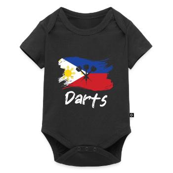 Philippines Dart Player Design / Dartboard - Body à manches courtes Premium Bébé - noir - Devant