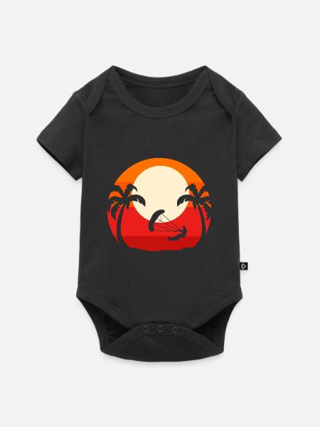 Wakeboardsurfen Abenteuerliche Person Gift - Baby Premium Kurzarmbody - Schwarz
