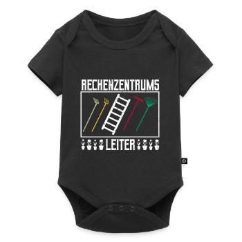Rechenzentrumsleiter Rechen & Leiter Garten - Baby Premium Kurzarmbody - Schwarz - Vorne