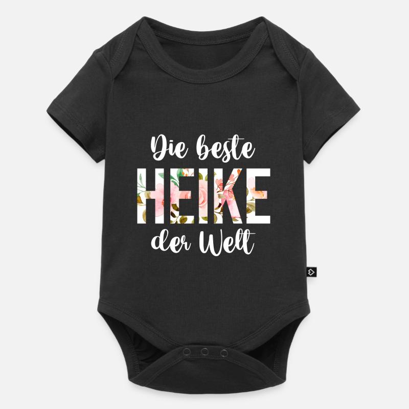 Heike - Baby Premium Kurzarmbody - Schwarz