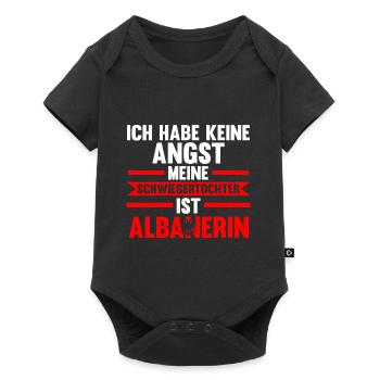 Ich habe keine Angst meine Schwiegertochter ist Al - Baby Premium Kurzarmbody - Schwarz - Vorne