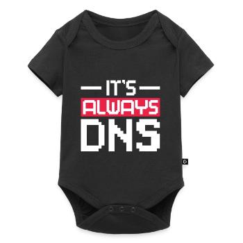 C’est toujours l’administrateur réseau DNS - Body à manches courtes Premium Bébé - noir - Devant