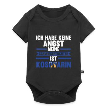 Ich habe keine Angst meine Schwiegertochter ist Ko - Baby Premium Kurzarmbody - Schwarz - Vorne