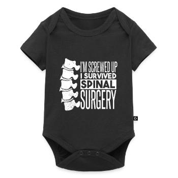 Spinal Surgery - Baby Premium short-sleeve bodysuit - black - Front