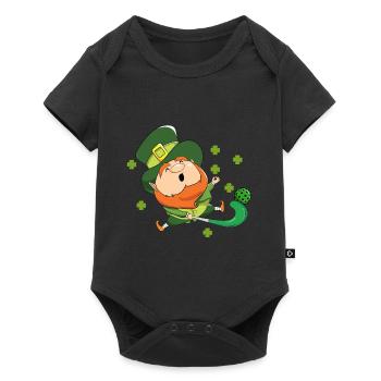 Joueur de hockey sur gazon Défenseur marquant St. Patricks - Body à manches courtes Premium Bébé - noir - Devant