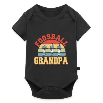 Foosball Grandfather Table Soccer Old Guy Vintage - Baby Premium short-sleeve bodysuit - black - Front
