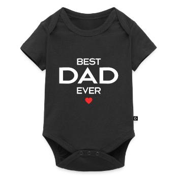 Best Dad Ever - Baby Premium short-sleeve bodysuit - black - Front