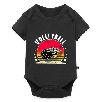 Volley-ball - Body à manches courtes Premium Bébé - noir - Devant