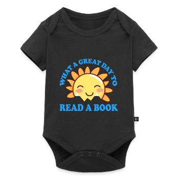 SONNE SONNENSCHEIN SONNENBLUME - Baby Premium Kurzarmbody - Schwarz - Vorne