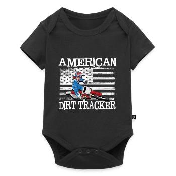 American Dirt Tracker - Baby Premium Kurzarmbody - Schwarz - Vorne