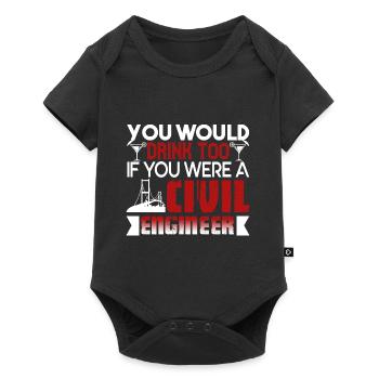 Civil Engineer You Were A Civil Engineer - Baby Premium short-sleeve bodysuit - black - Front