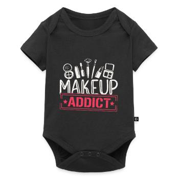 Makeup Artist Beautician & - Baby Premium Kurzarmbody - Schwarz - Vorne