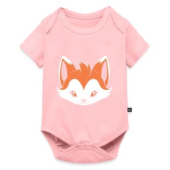 Kitsune Japanese Little Fox Humor - Baby Premium short-sleeve bodysuit - rose - Front