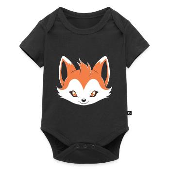 Kitsune Japanese Little Fox Humor - Baby Premium short-sleeve bodysuit - black - Front