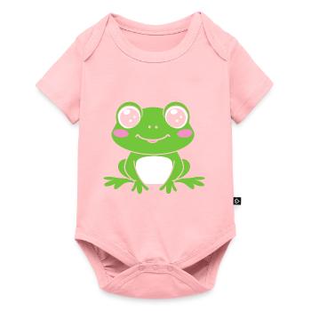 Little Frog - Baby Premium short-sleeve bodysuit - rose - Front