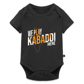 Gift for Kabaddi Lovers - Baby Premium short-sleeve bodysuit - black - Front
