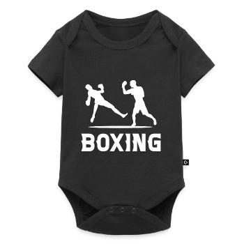 Boxe - Body à manches courtes Premium Bébé - noir - Devant