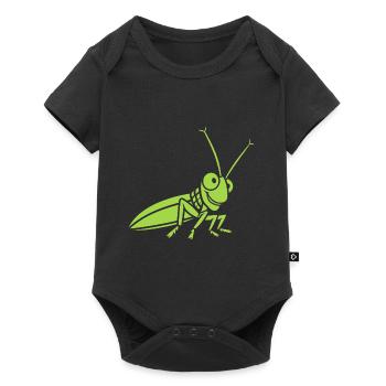Grasshopper - Baby Premium short-sleeve bodysuit - black - Front