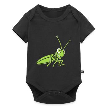 Grasshopper - Baby Premium short-sleeve bodysuit - black - Front