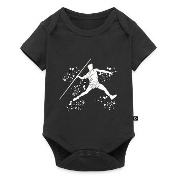 Lancer de javelot Colorsplash Lancer de javelot - Body à manches courtes Premium Bébé - noir - Devant