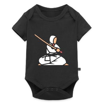 iaido - Baby Premium short-sleeve bodysuit - black - Front