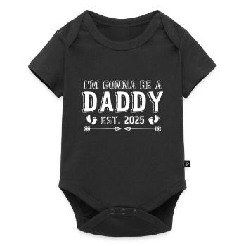 Im Gonna Be A Daddy 2025 | Funny Soon To Be Daddy - Body à manches courtes Premium Bébé - noir - Devant