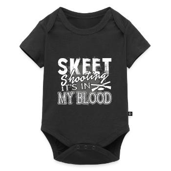 Skeet Shooting Is In My Blood - Baby Premium short-sleeve bodysuit - black - Front