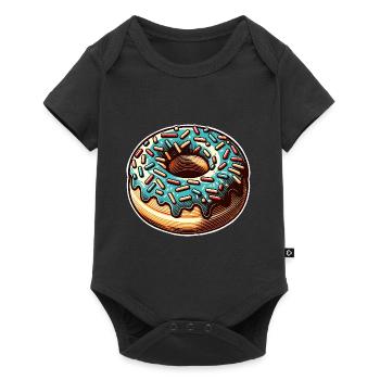 Doughnut - Baby Premium short-sleeve bodysuit - black - Front