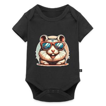 Hamster - Baby Premium short-sleeve bodysuit - black - Front