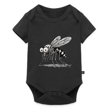 Moskito: Der kleine Blutsauger - Baby Premium Kurzarmbody - Schwarz - Vorne