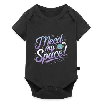 I Need My Space - Baby Premium Kurzarmbody - Schwarz - Vorne