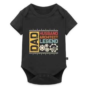 Architect - Baby Premium short-sleeve bodysuit - black - Front