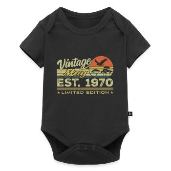 Birthday May 1970, born in May 1970 - May 1970 - Baby Premium short-sleeve bodysuit - black - Front